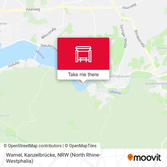 Wamel, Kanzelbrücke map