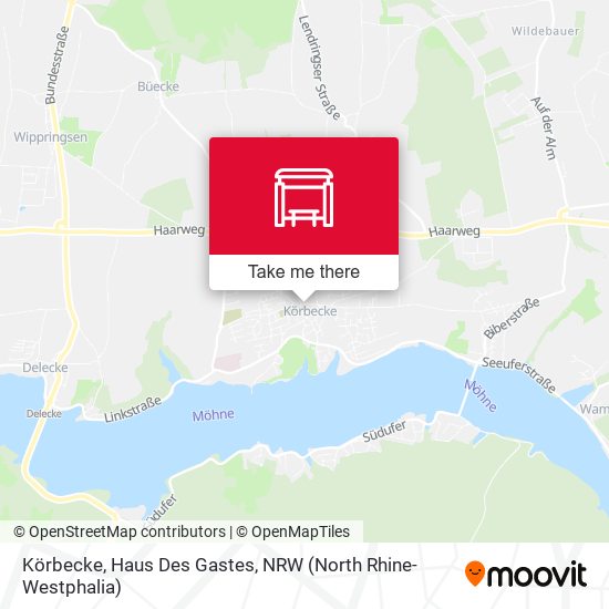 Körbecke, Haus Des Gastes map