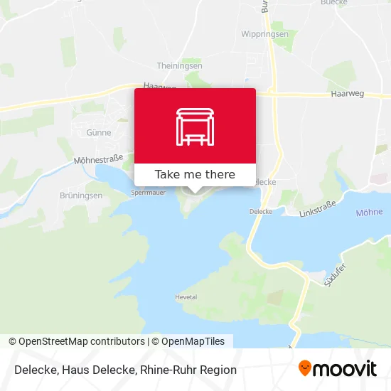 Карта Delecke, Haus Delecke