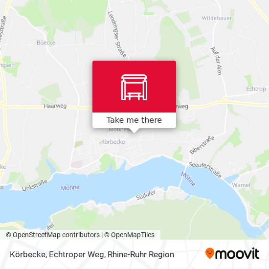 Körbecke, Echtroper Weg map
