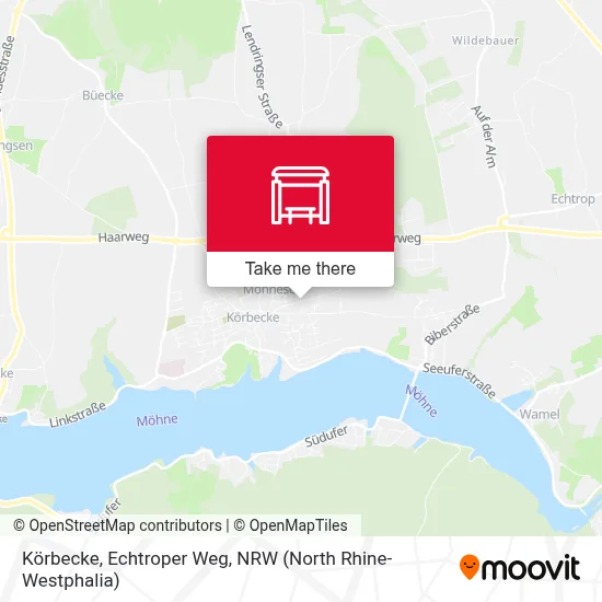 Körbecke, Echtroper Weg map