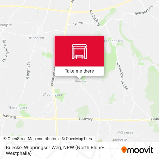Büecke, Wippringser Weg map