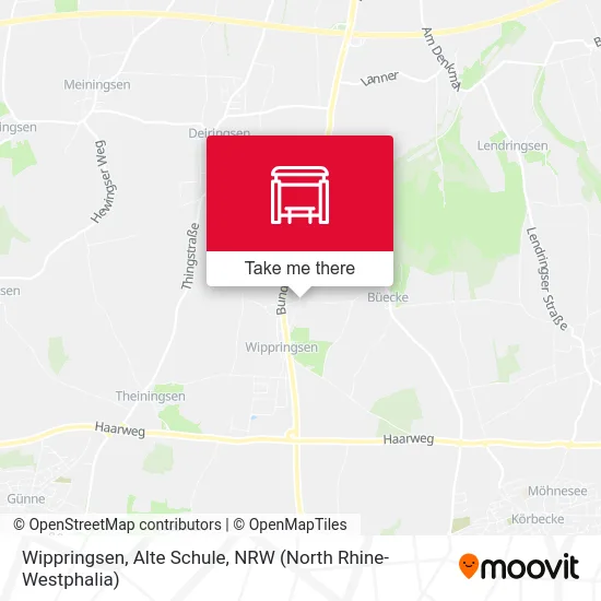 Wippringsen, Alte Schule map