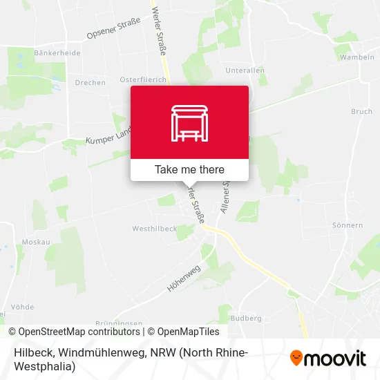 Hilbeck, Windmühlenweg map
