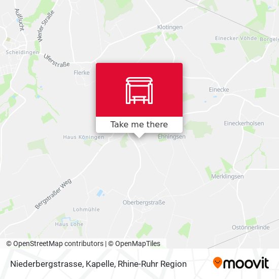 Niederbergstrasse, Kapelle map