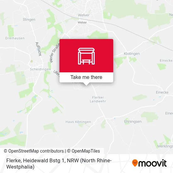 Flerke, Heidewald Bstg 1 map