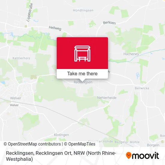 Recklingsen, Recklingsen Ort map