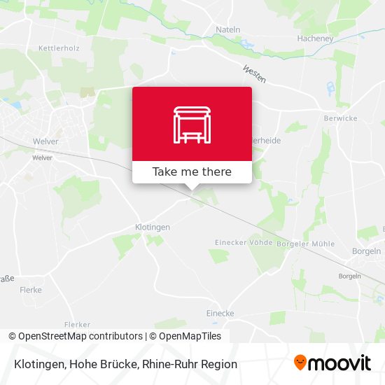 Klotingen, Hohe Brücke map