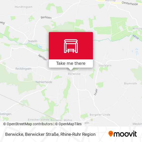 Berwicke, Berwicker Straße map