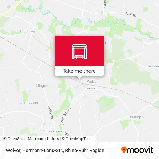 Карта Welver, Hermann-Löns-Str.