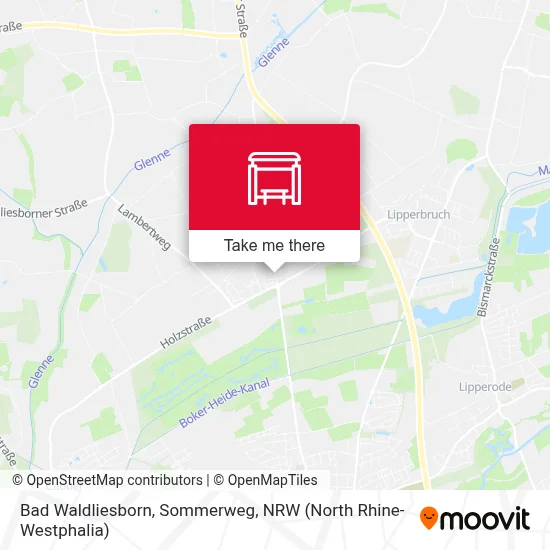 Bad Waldliesborn, Sommerweg map