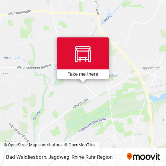 Bad Waldliesborn, Jagdweg map