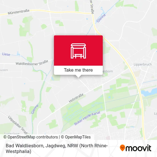 Bad Waldliesborn, Jagdweg map