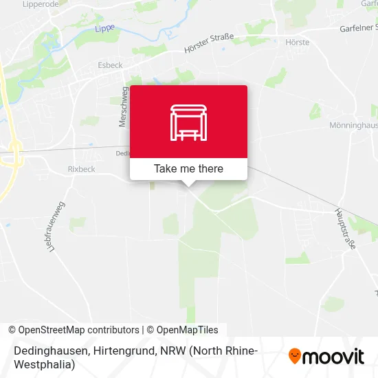 Dedinghausen, Hirtengrund map