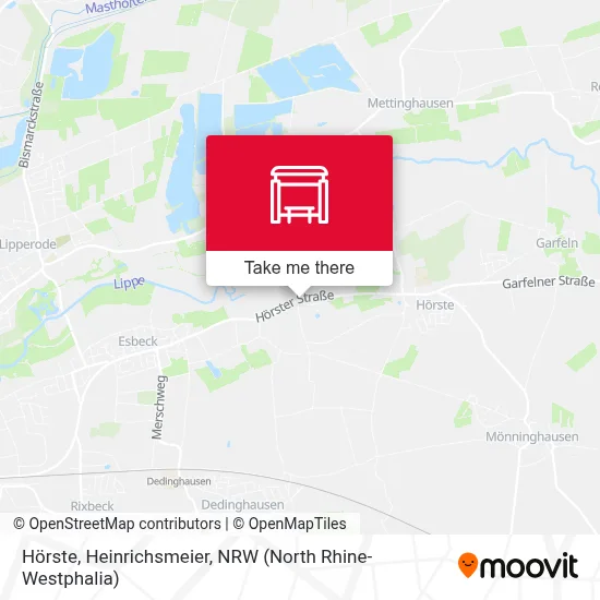 Hörste, Heinrichsmeier map