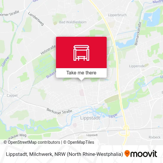 Lippstadt, Milchwerk map