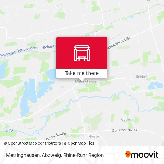 Карта Mettinghausen, Abzweig