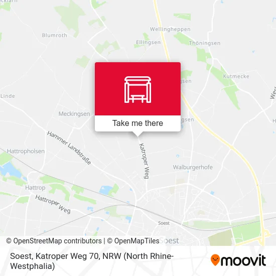 Soest, Katroper Weg 70 map