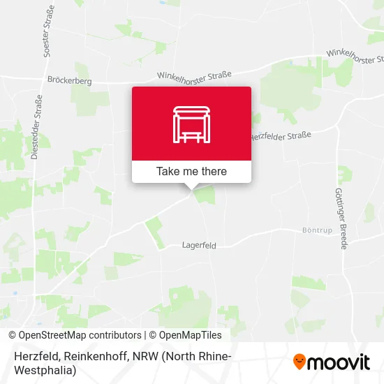 Herzfeld, Reinkenhoff map