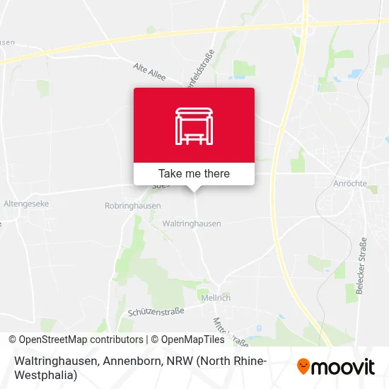 Waltringhausen, Annenborn map