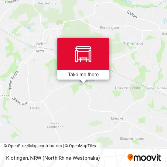 Карта Klotingen