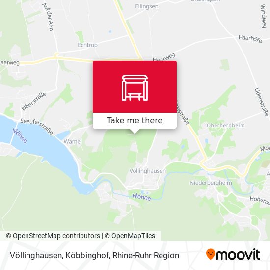 Völlinghausen, Köbbinghof map
