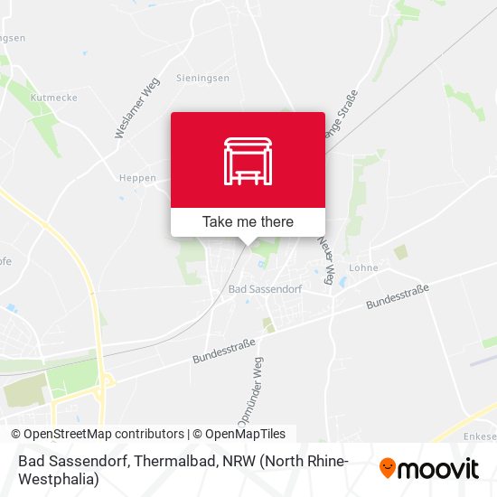 Bad Sassendorf, Thermalbad map