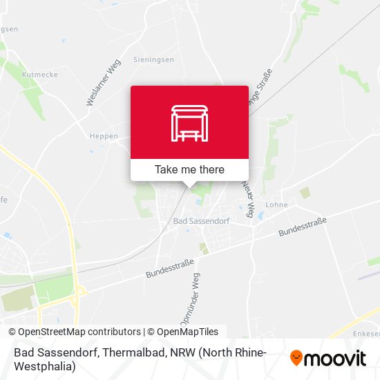 Bad Sassendorf, Thermalbad map