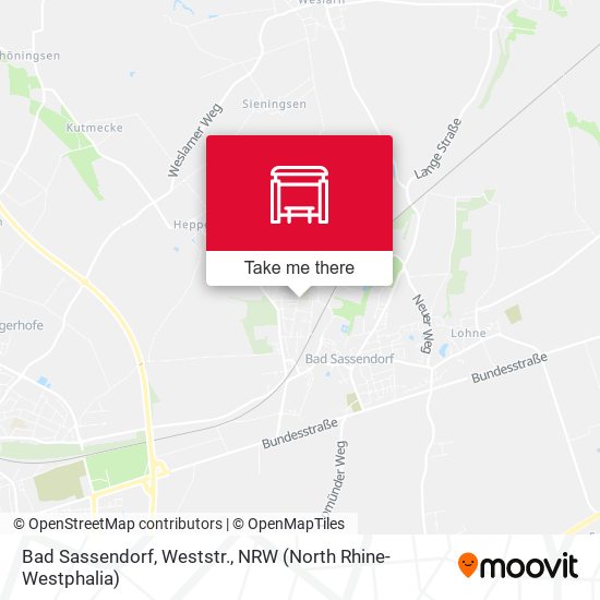 Карта Bad Sassendorf, Weststr.