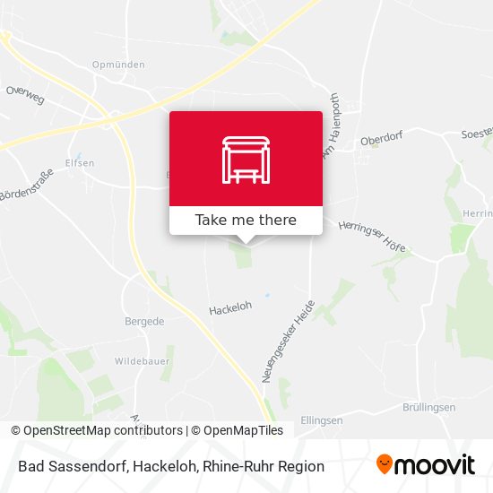 Bad Sassendorf, Hackeloh map
