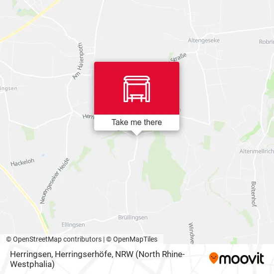 Карта Herringsen, Herringserhöfe