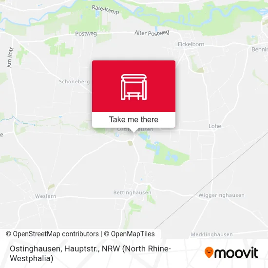 Ostinghausen, Hauptstr. map