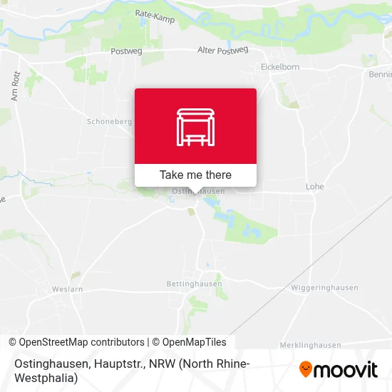 Ostinghausen, Hauptstr. map