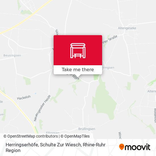 Herringserhöfe, Schulte Zur Wiesch map