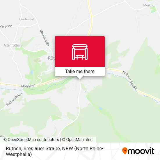 Rüthen, Breslauer Straße map