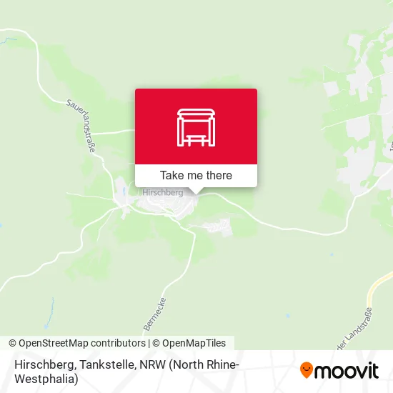 Карта Hirschberg, Tankstelle