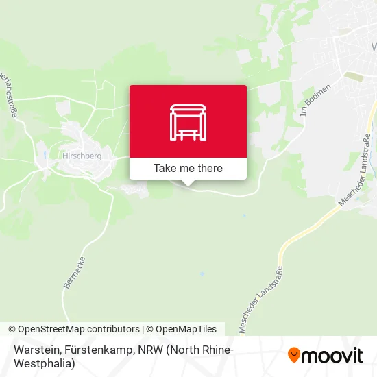 Карта Warstein, Fürstenkamp