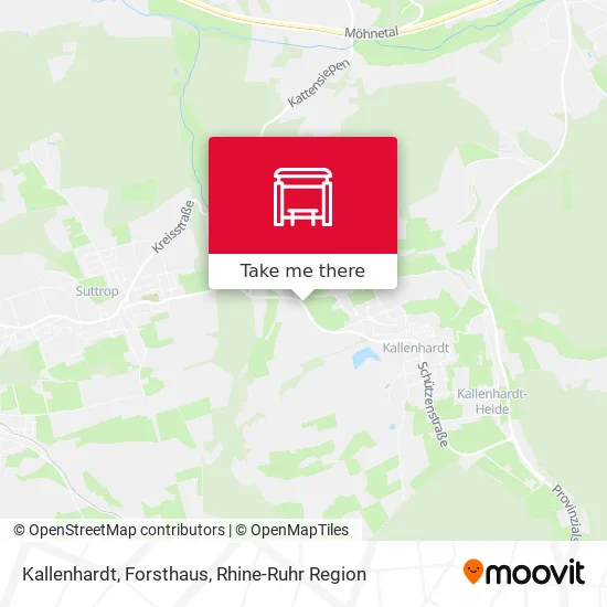 Карта Kallenhardt, Forsthaus