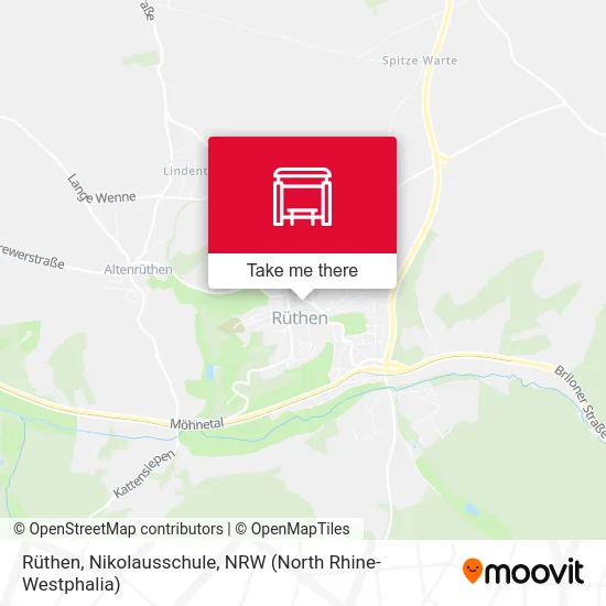 Rüthen, Nikolausschule map