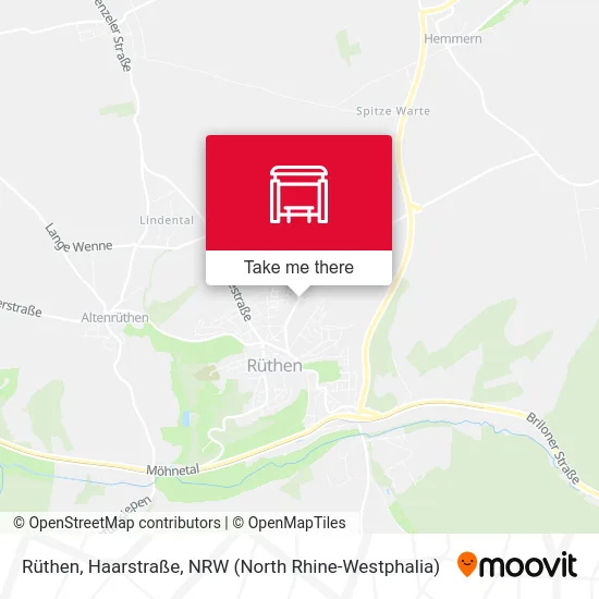 Rüthen, Haarstraße map