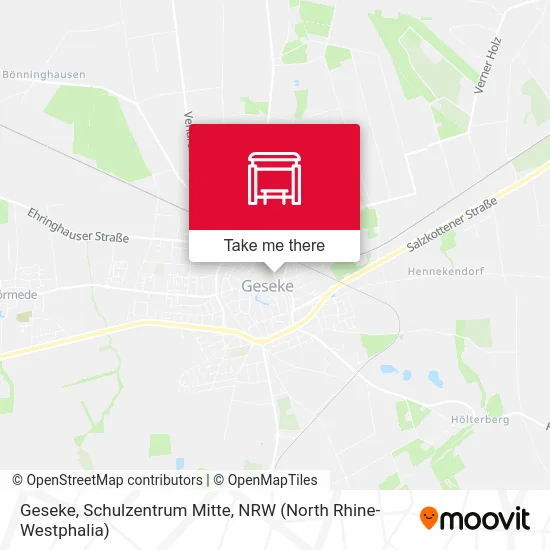 Geseke, Schulzentrum Mitte map