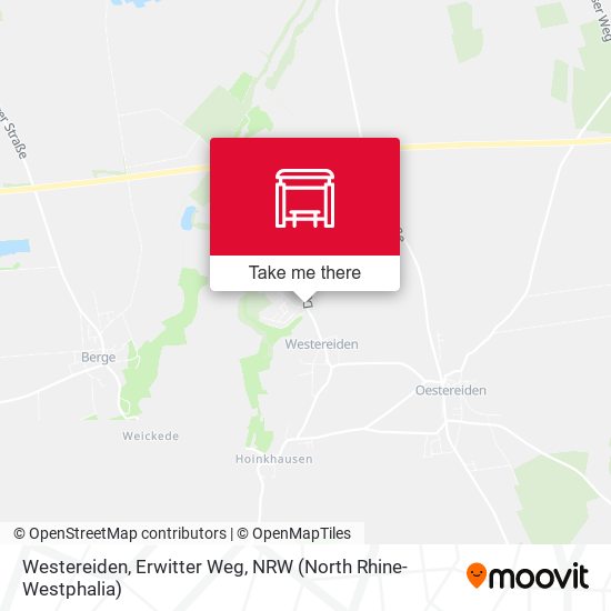 Westereiden, Erwitter Weg map