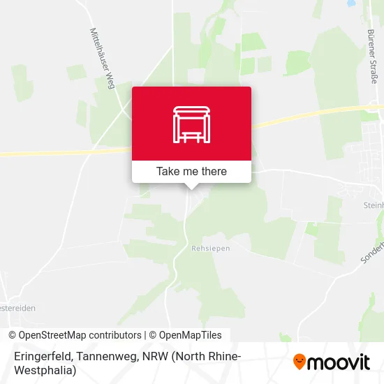 Eringerfeld, Tannenweg map