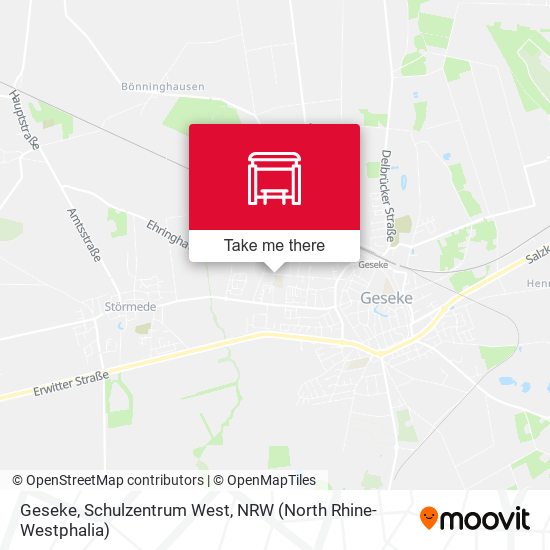 Geseke, Schulzentrum West map
