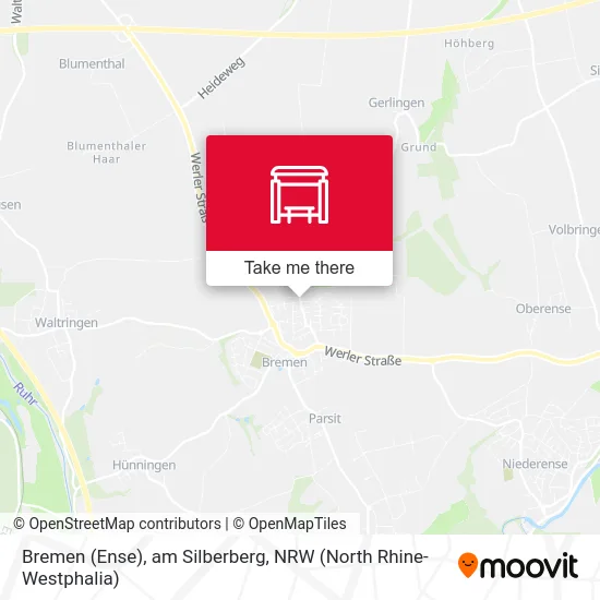 Bremen (Ense), am Silberberg map