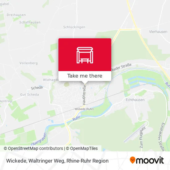 Карта Wickede, Waltringer Weg