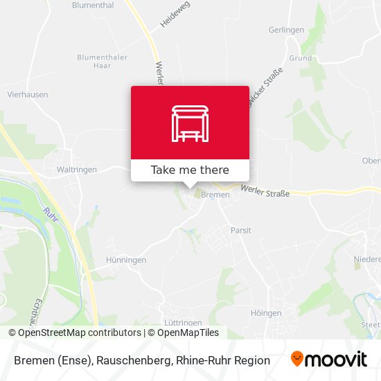 Bremen (Ense), Rauschenberg map