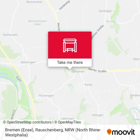 Bremen (Ense), Rauschenberg map