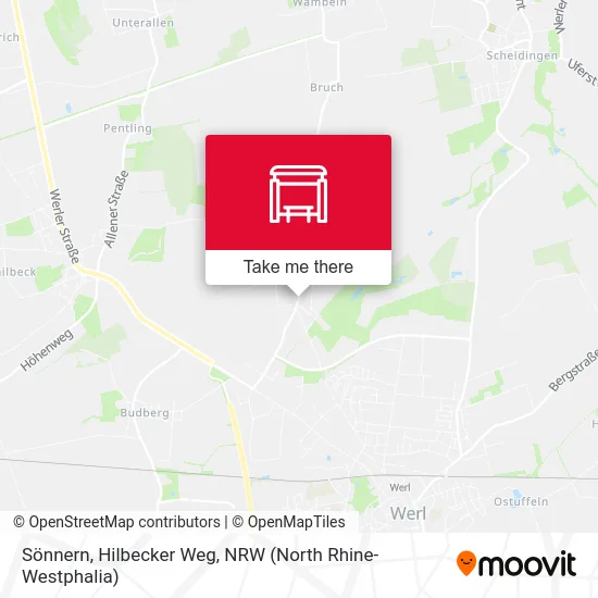 Sönnern, Hilbecker Weg map