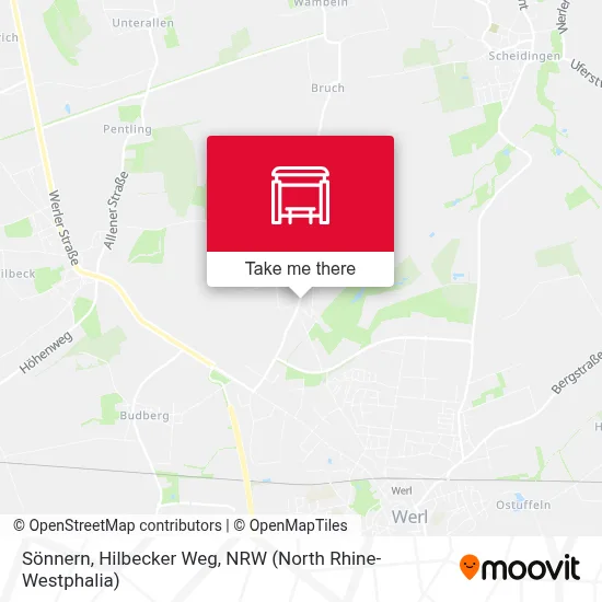 Sönnern, Hilbecker Weg map